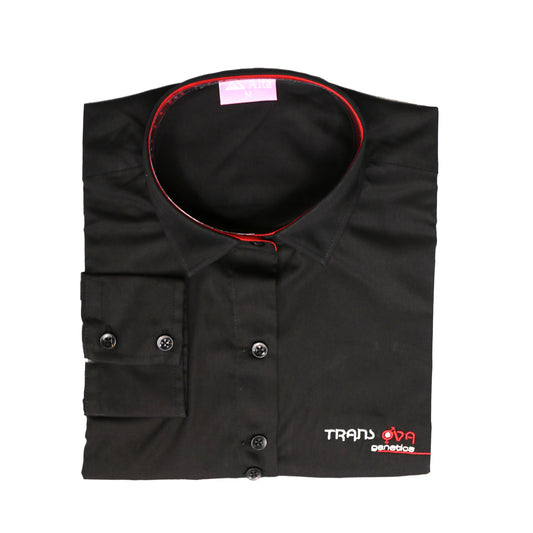 Camisa Masculina Trans Ova Preta REF. 089 Cor 10  *APENAS PARA COLABORADORES DA TRANS OVA*