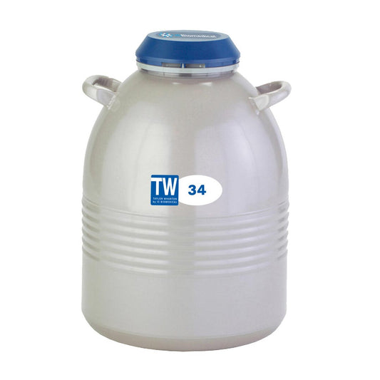 Botijão de nitrogênio de 34 litros TW 34-10
